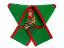 Знак Пограничные Войска СССР (зеленый бант)