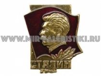ЗНАК СТАЛИН (красный флаг)
